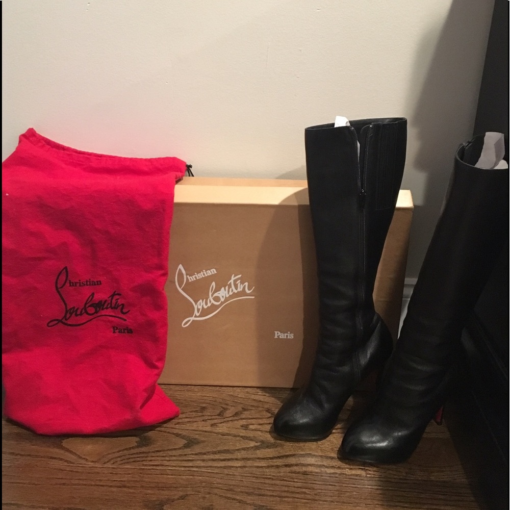 Christian Louboutin Ginevra 120 Calf Boots